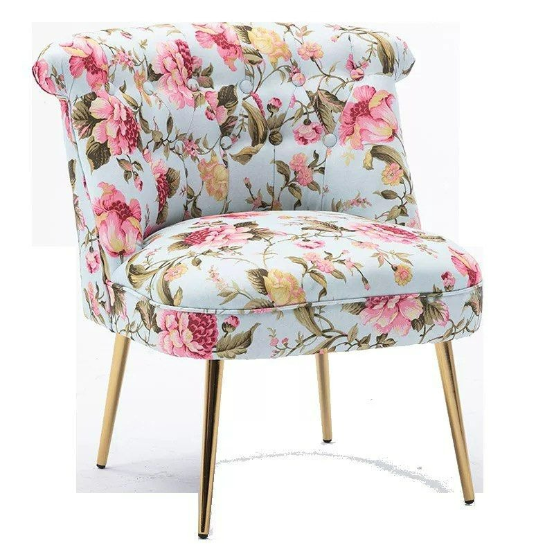 JASPER Eclectic Fabric Lounge Chair