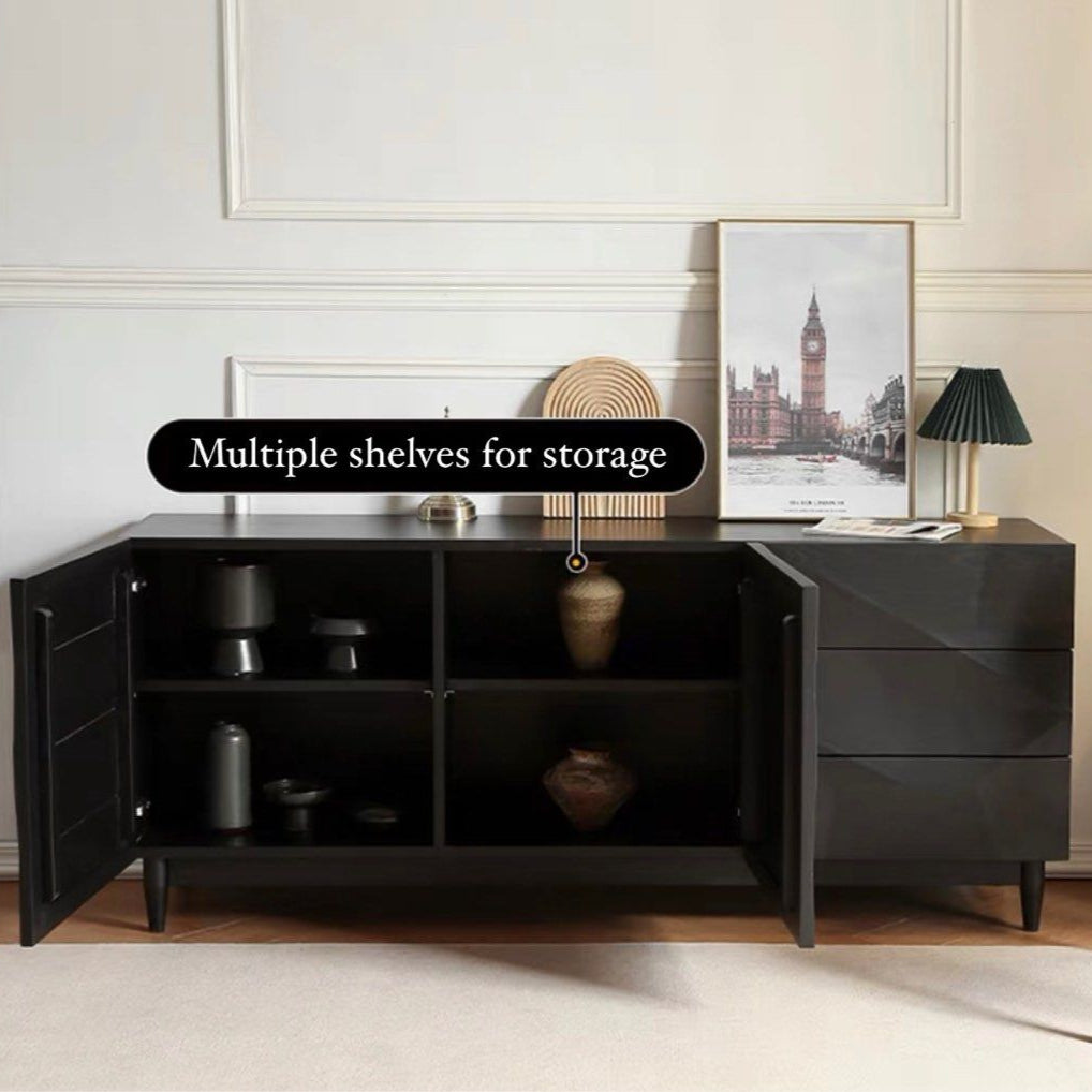 AUDRICK Rustic Solid Wood Sideboard