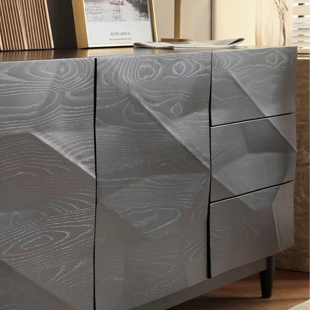 AUDRICK Rustic Solid Wood Sideboard