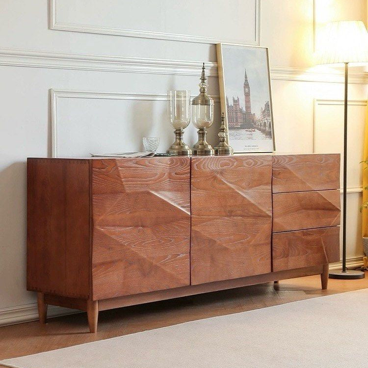 AUDRICK Rustic Solid Wood Sideboard