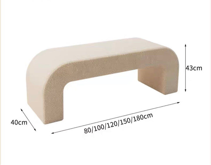 MAITLAND Sherpa Modern Bench