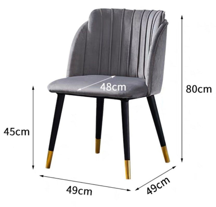 THAAL Modern Velvet Dining Chair