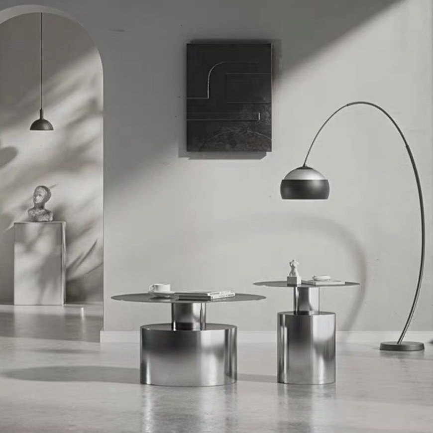 HENDRA Modern Stainless Steel Coffee Tables