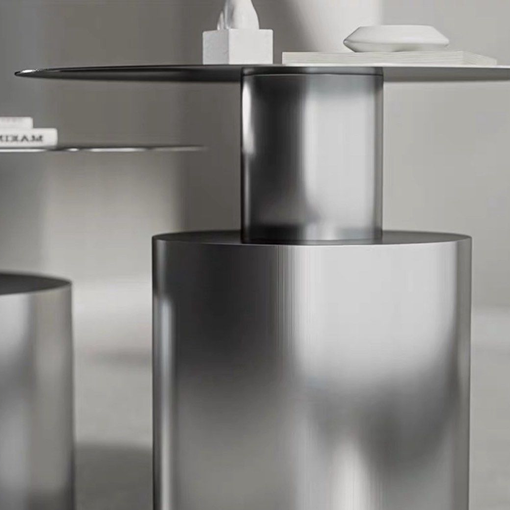 HENDRA Modern Stainless Steel Coffee Tables