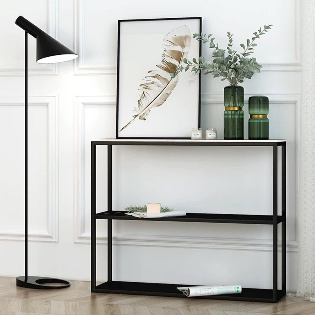 ODETTE Minimalist Marble Console Table