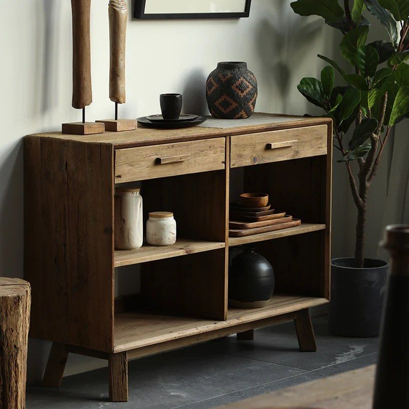 FEZENE Solid Wood Sideboard