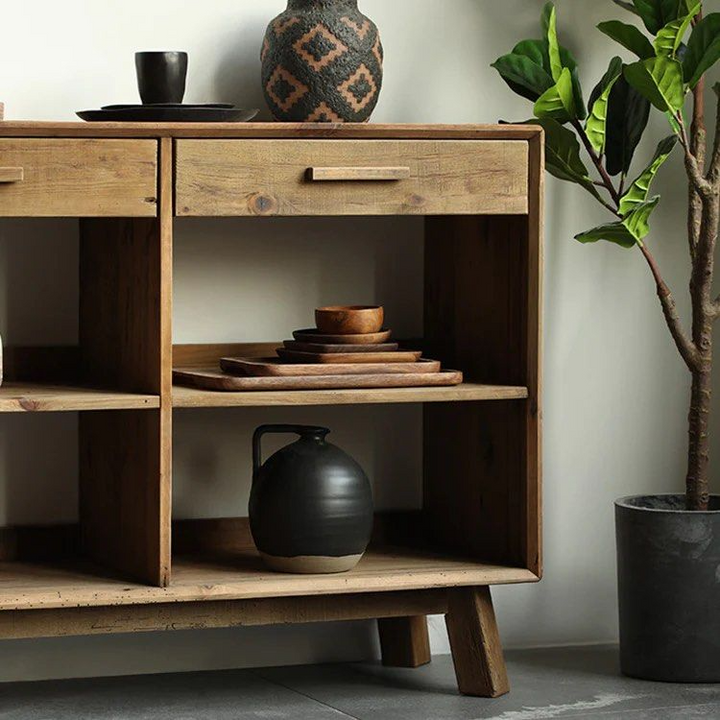 FEZENE Solid Wood Sideboard
