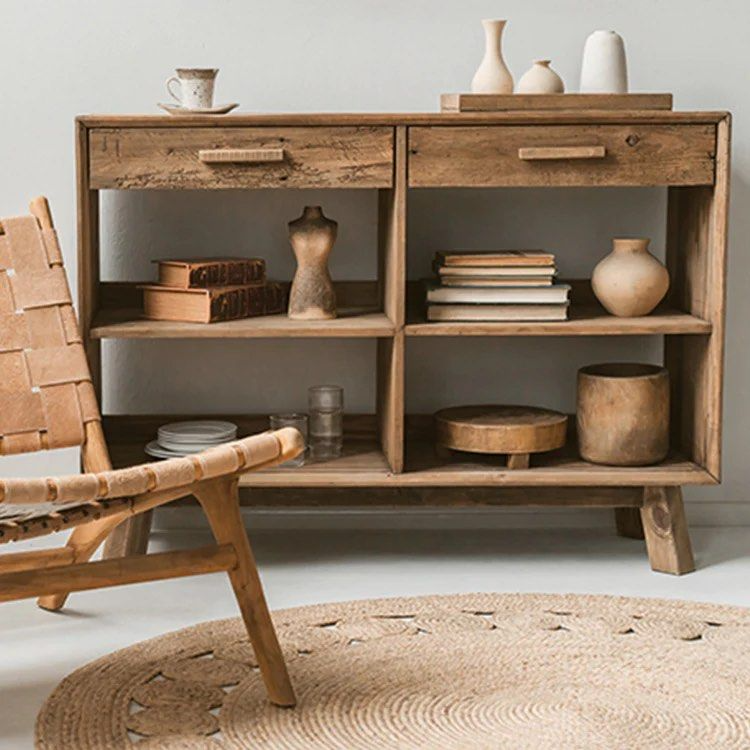 FEZENE Solid Wood Sideboard
