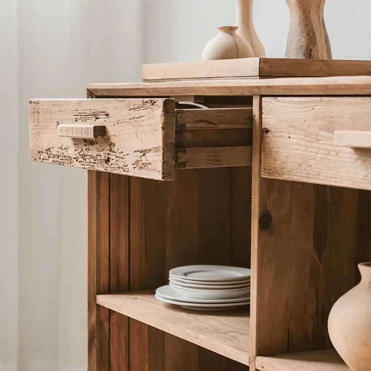 FEZENE Solid Wood Sideboard