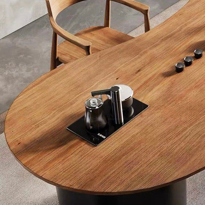 ZOLANI Industrial Solid Wood Dining Table