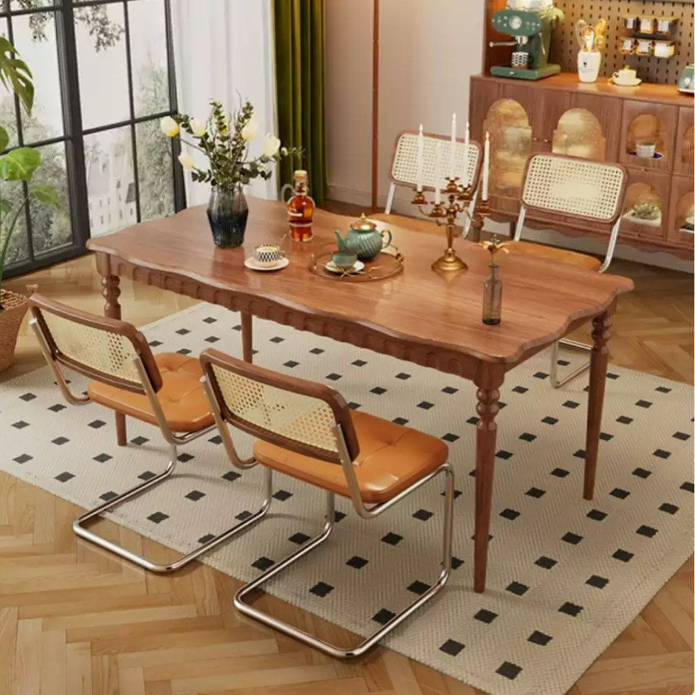 SAKIYO Japandi Solid Wood Dining Table