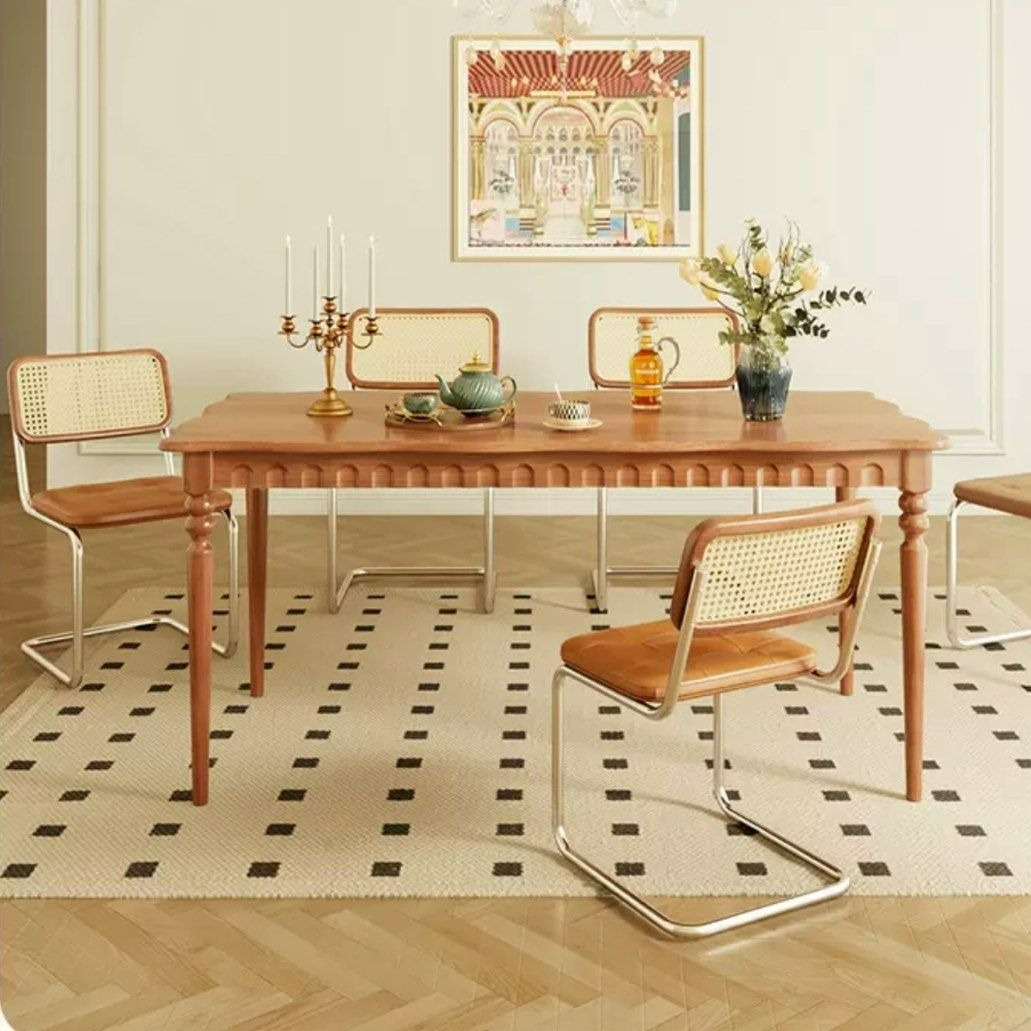 SAKIYO Japandi Solid Wood Dining Table