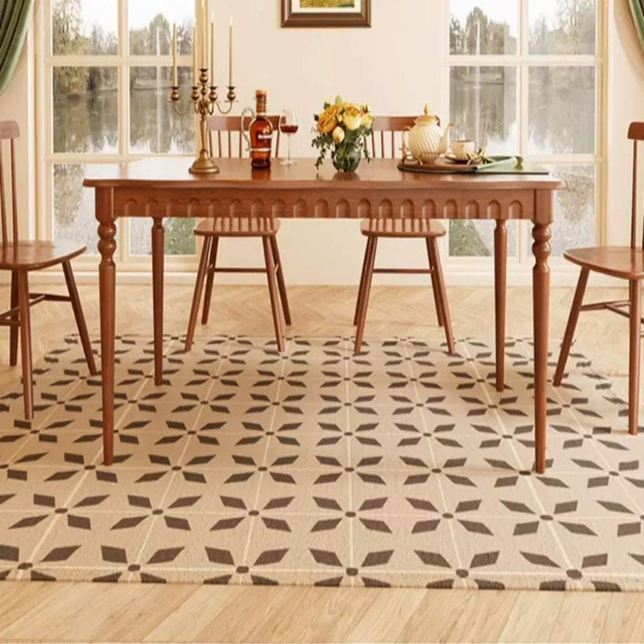 SAKIYO Japandi Solid Wood Dining Table