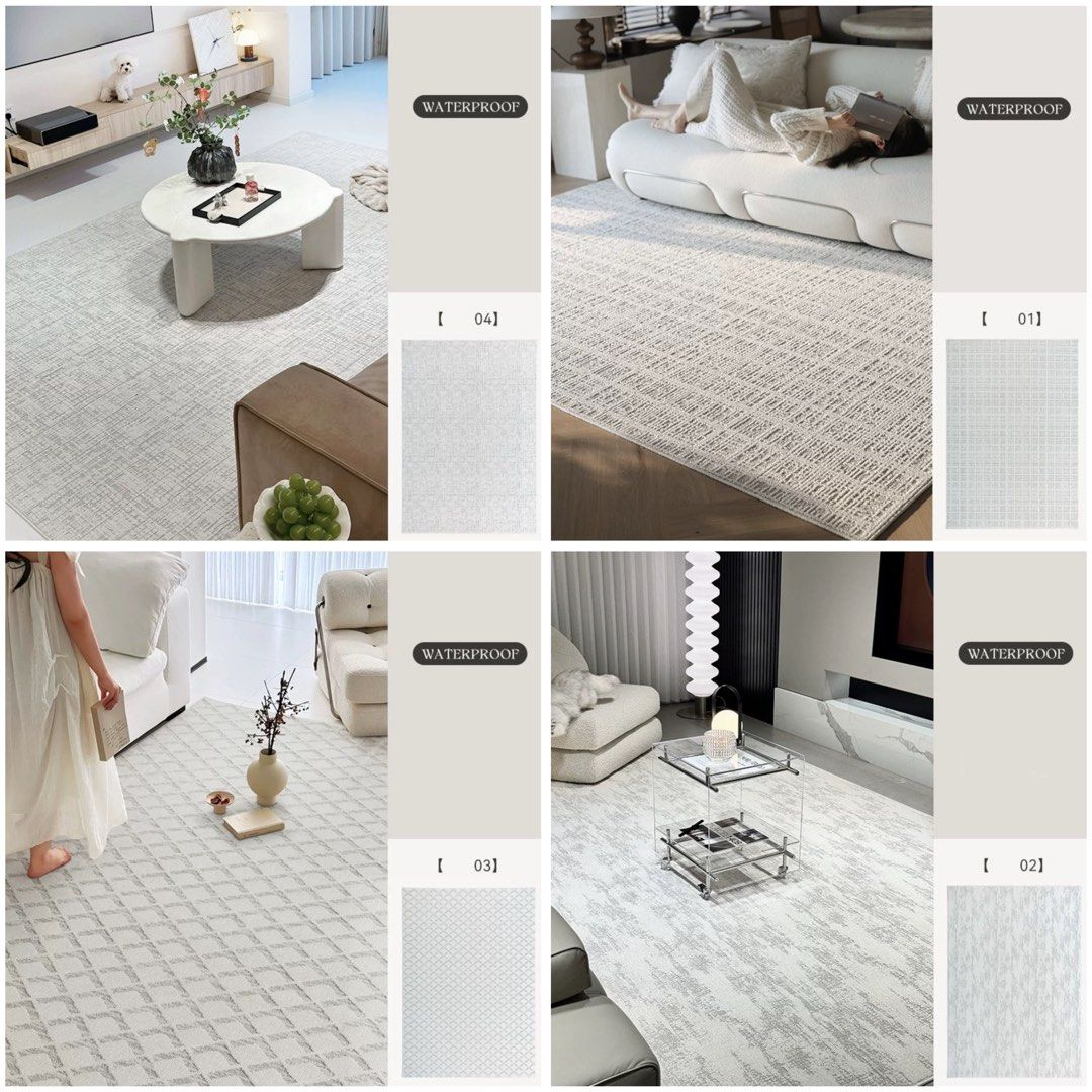 KOCEI Modern Waterproof Rug