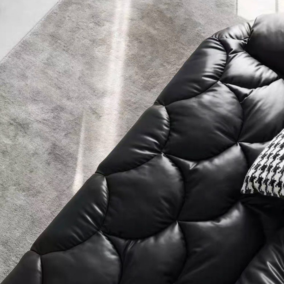 SELVORA Modern Leather Sofa