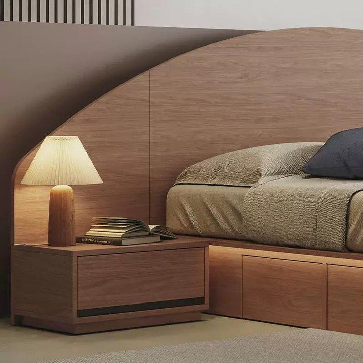 TRICSIA Japandi Storage Bedframe