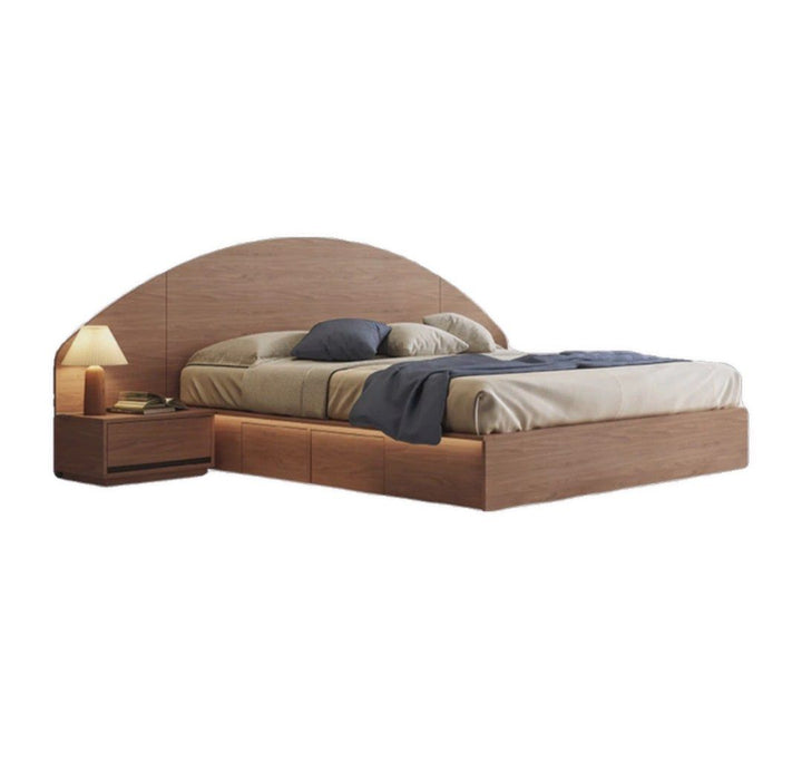 TRICSIA Japandi Storage Bedframe
