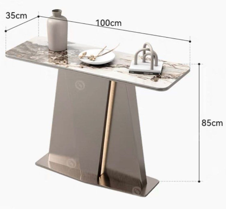 FINTAN Modern Sintered Stone Console Table