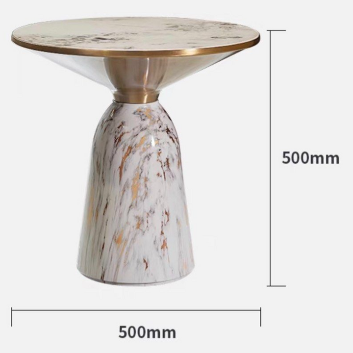 GENDRY Modern Marble Side Table