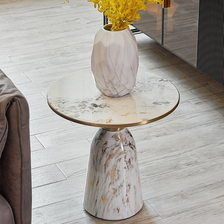 GENDRY Modern Marble Side Table