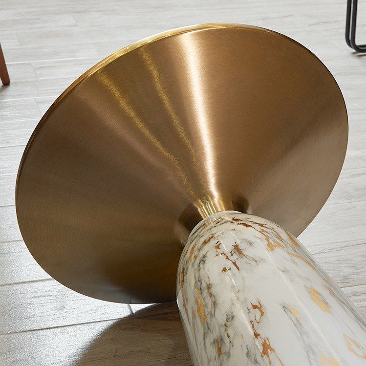 GENDRY Modern Marble Side Table