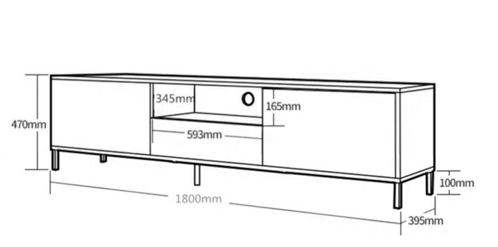 VORLON Modern Tv Console