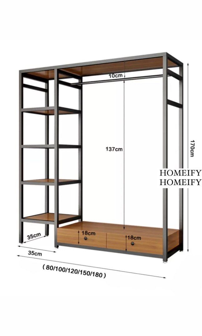 MAXIMUS Modern Open Concept Wardrobe