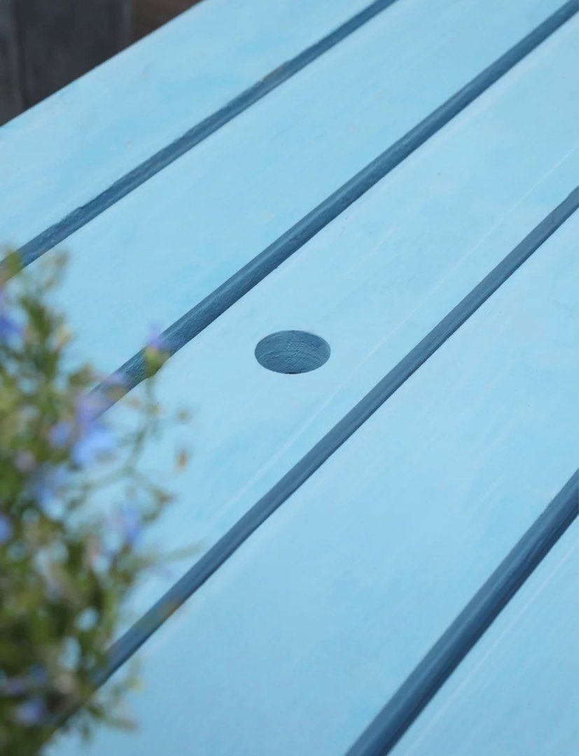 SERAN Solid Wood Outdoor Table & Bench