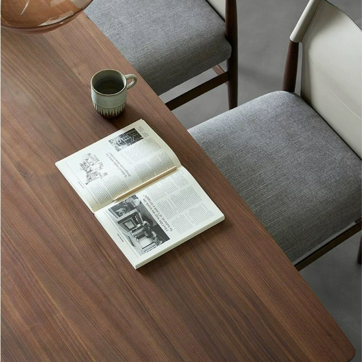PALIC Rustic Walnut Dining Table