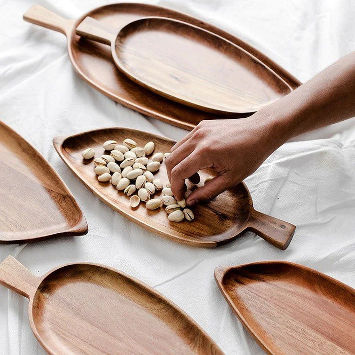 URBAN Acacia Solid Wood Serving Platter