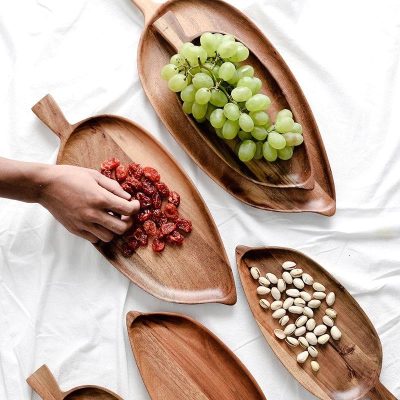 URBAN Acacia Solid Wood Serving Platter