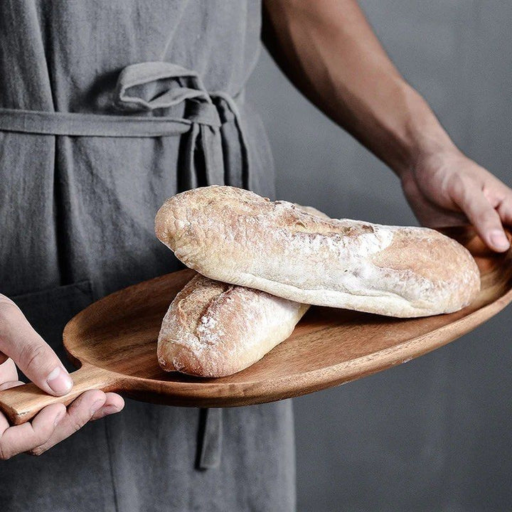 URBAN Acacia Solid Wood Serving Platter