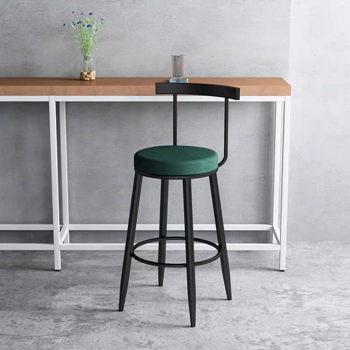 VEHI Modern Velvet Bar Stool