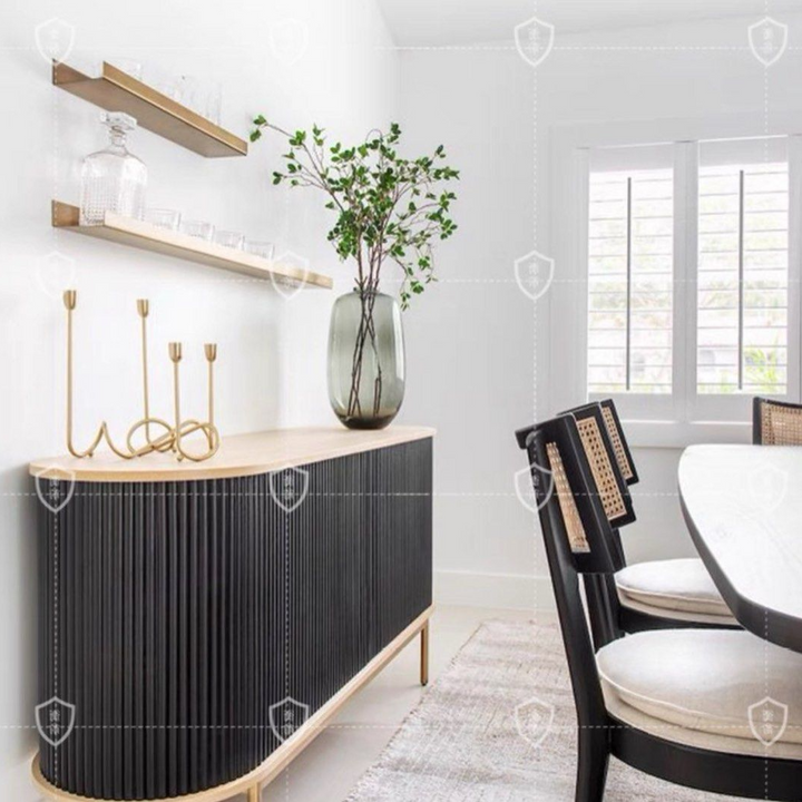 HOKYO Modern Solid Wood Sideboard