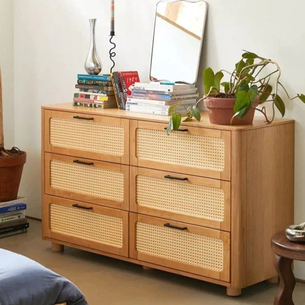 JEREMY Vintage Rattan Sideboard/Cabinet