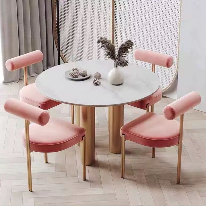PATTERSON Modern Round Marble Dining Table