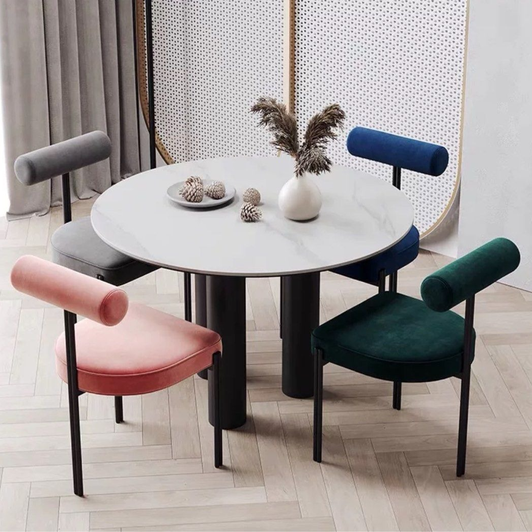 PATTERSON Modern Round Marble Dining Table