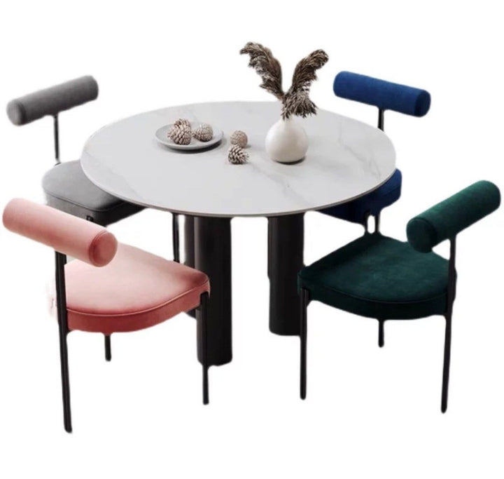 PATTERSON Modern Round Marble Dining Table