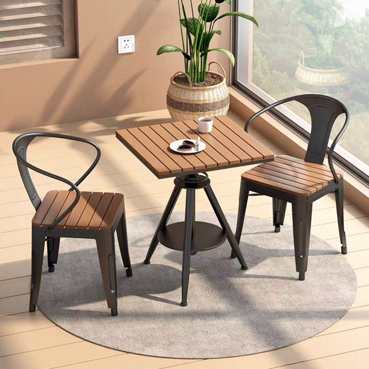 HASHLEY Modern Adjustable Outdoor Table & Chairs