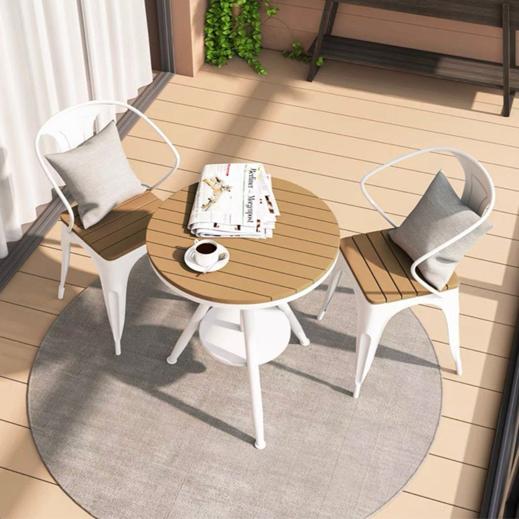 HASHLEY Modern Adjustable Outdoor Table & Chairs