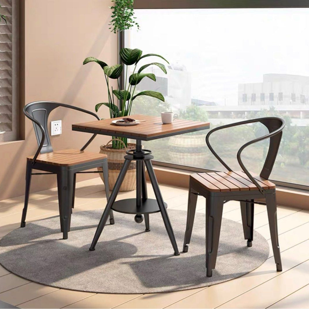 HASHLEY Modern Adjustable Outdoor Table & Chairs