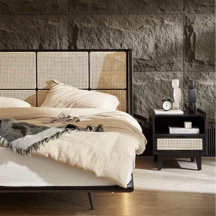 VAES Vintage Rattan Bedframe