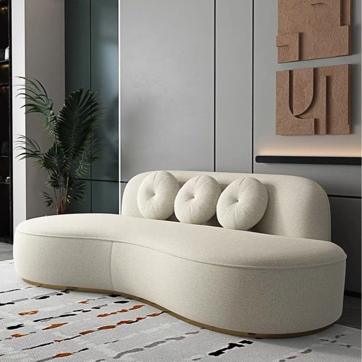 LAMORA Modern Velvet Sofa