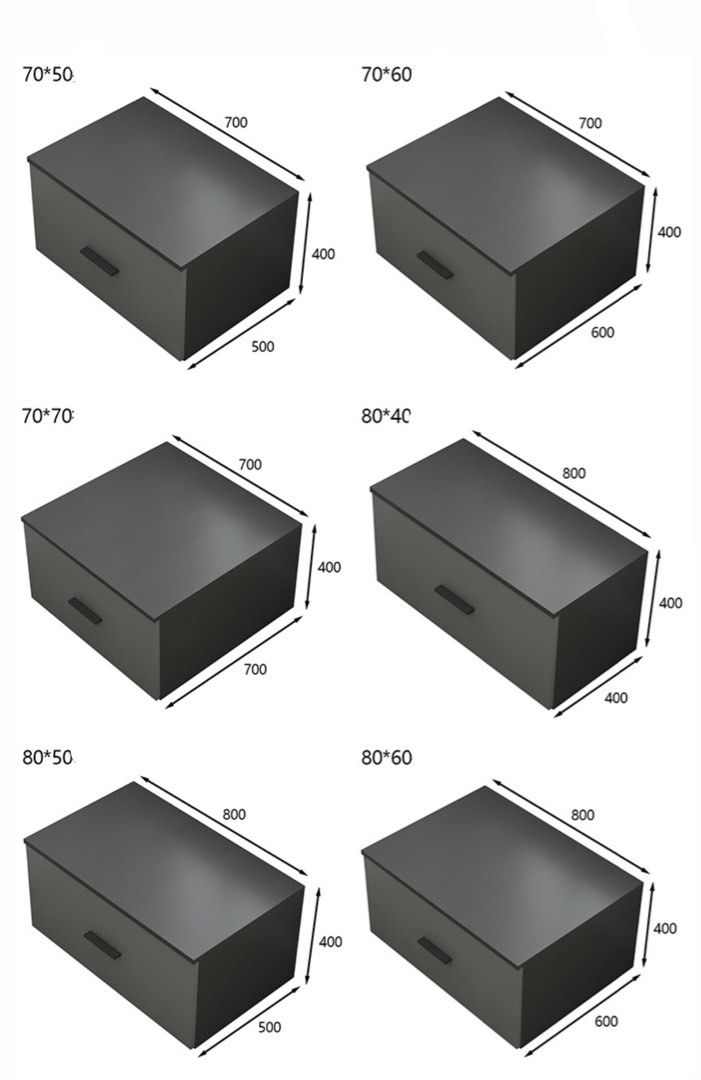 MANON Modern Storage Platform Bedframe