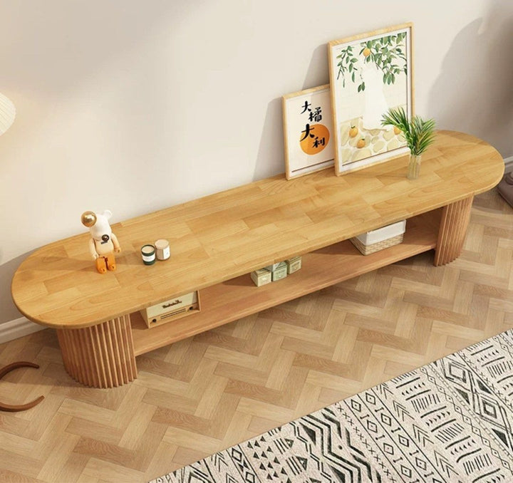 BELIA Japandi Solid Wood TV Console