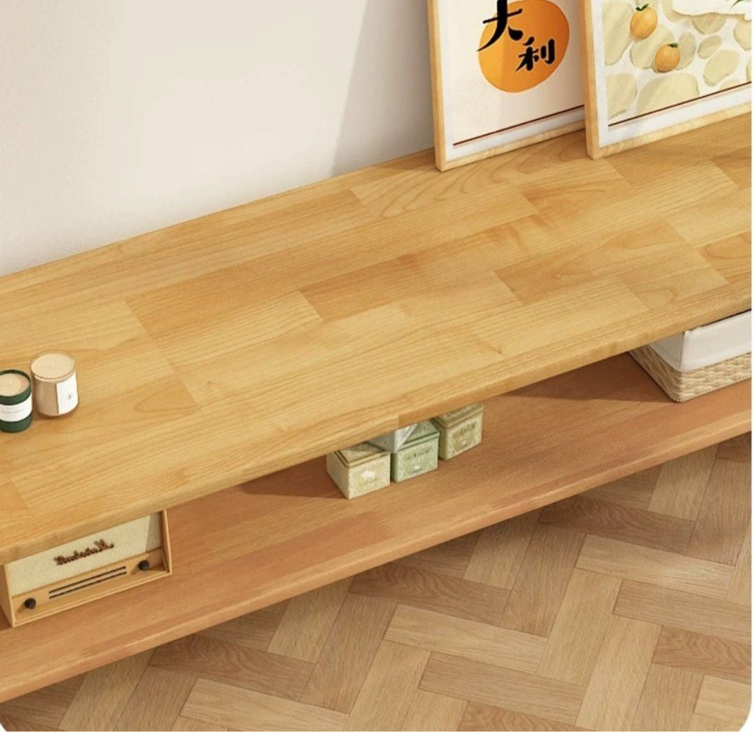 BELIA Japandi Solid Wood TV Console