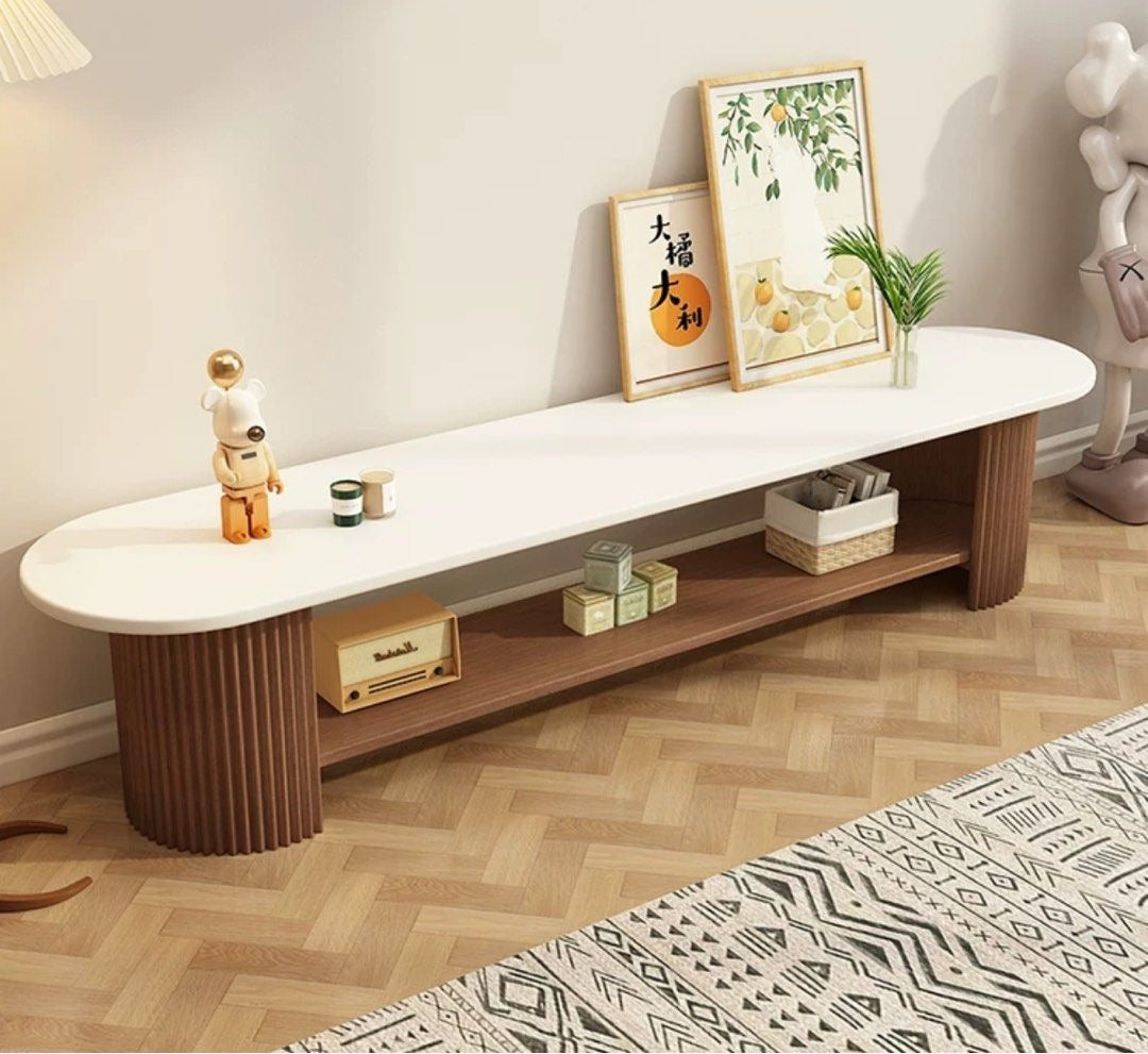 BELIA Japandi Solid Wood TV Console