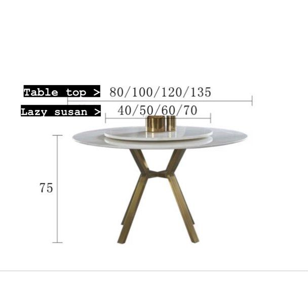 BELLAMY Contemporary Round Dining Table