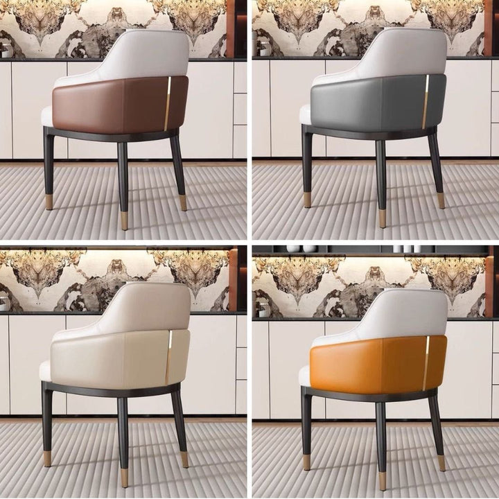 FONTAINE Modern Leather Dining Chair