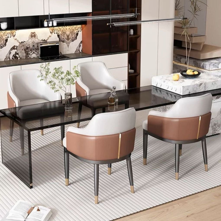 FONTAINE Modern Leather Dining Chair
